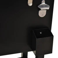 Outsunny Patio 65L Rolling Cooler Cart with Foosball Tabletop - Ice Beverage Chest for Outdoor Parties and Events(m-10)