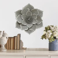 Stratton Grey Lotus Wall Decor(m-2)