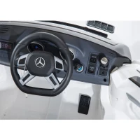 Mercedes Benz ML63 12V Kids Electric Ride On Car with MP3 and Remote Control - White(m-7)