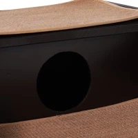 PawHut 2-Story Pet Mobility Safety Stairs with Ramp and Built-In House for Dogs and Cats  Wood(m-14)