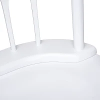 HomCom Wooden Baby Nursery Rocking Chair - White(m-8)