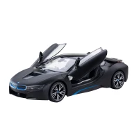 Aosom 1/14 Scale BMW i8 Remote Control Car - Black(m-2)