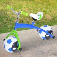 Qaba Kids Balance Bike with Soccer Ball Tires(m-4)