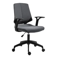 Vinsetto Ergonomic Home Office Chair 360 Degree Swivel Height Adjustable Task Seat(m-1)