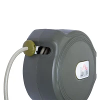 HomCom 1/2" x 65' Retractable Auto-Rewind Wall Mounted Garden Water Hose Reel(m-8)