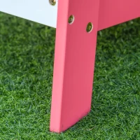 Outsunny Kids Adirondack Chair Wooden Classic Lounge Indoor for Backyard Deck Beach Garden Room 20" x 19.75" x 20.75" Red(m-11)