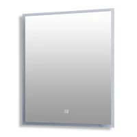 Kleankin 24" x 32" Vertical LED Illuminated Wall Mount Square Backlit Bathroom Mirror(m-6)
