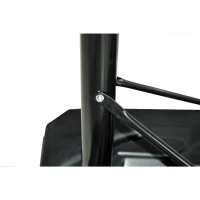 Aosom 44" Clear Backboard Height Adjustable Portable Basketball Hoop(m-7)