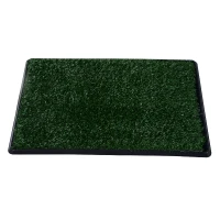 PawHut 20" x 30" Portable Potty Training Fake Grass For Dogs and Small Animals(m-1)