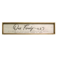 Stratton "Our Family" Wall Art(m-1)