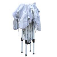 Outsunny 9.75' Large Dome Outdoor Portable Folding Sun Shade Pop Up Tent Canopy - White(m-6)