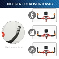 Soozier Upright Stationary Exercise Cycling Bike with LCD Monitor(m-4)