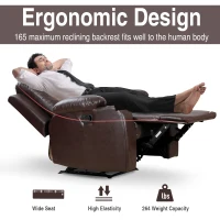 [Pick Up] HOMCOM Manual Recliner Chair Lounger Sofa Chair Brown(m-5)