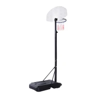 Soozier Junior Basketball Stand System Portable Adjustable W/ Wheels(m-6)