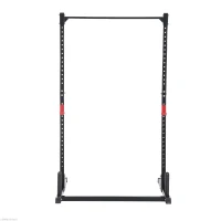 [Pick Up Only]Soozier Rogue Squat Rack Adjustable Power Squat Rack  Home Exercise Barbell Fitness Cage - Black(m-8)