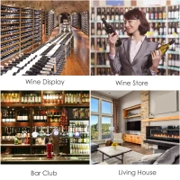 HOMCOM 72 Bottles Wood Wine Rack  Holder 6 Tier Stackable Storage Stand(m-7)