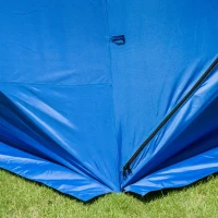 Outsunny Fishing Tent 5-8 Person Pop-up Ice Shelter Ice Fishing Tent Outdoor Portable(m-8)