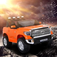 Aosom Electric Ride On Cars Licensed Toyota Tundra Kids Ride On Truck w/ Remote Suspension Wheels Music Function(m-2)