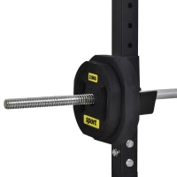 [Pick Up Only]Soozier Rogue Squat Rack Adjustable Power Squat Rack  Home Exercise Barbell Fitness Cage - Black(m-6)