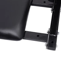 Soozier Wall Mounted Dip Station Dipping Knee Raise Station Triceps Leg Dip Raise Bars Rack, Black(m-11)