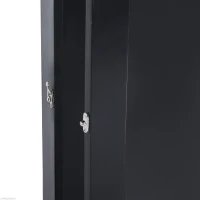 HOMCOM Jersey Shadow Box Shirt Shadow Box Cabinet Football Baseball Basketball, Black(m-10)