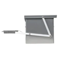 PawHut 10.6lbs Automatic Chicken Feeder Aluminum Poultry Feeders with Lid, Treadle, Rat Proof & No Spill with Weatherproof, Silver(m-10)