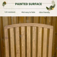 Outsunny Wooden Rocking Chair, Traditional Porch Rocker, Fade-Resistant Patio Rocker Chair for Outdoor Indoor Use, Natural(m-6)