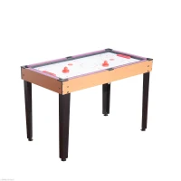 HOMCOM 3 in 1 Multi-use Mini Games Table Tennis Billiard Pool Air Hockey Set with All Accessories(m-1)