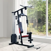 Soozier Body Strength Home Gym Heavy Duty Weight Training Bench Fitness Workout(m-7)