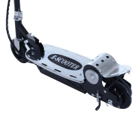 Qaba Electric Scooter Bike Adjustable Folding E Scooter Battery Powered Motorized Bike Black(m-10)