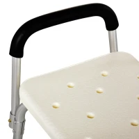HOMCOM  Medical Shower Chair AdjustableBathtub Bench Bath Seat with Arms and Backrest(m-10)