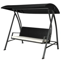 [Pick UP] Outsunny Outdoor Swing Chair w/ Canopy Outdoor Sling Hammock(m-2)