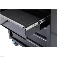 [Pick Up] HOMCOM 5 Drawer Steel Rolling Tool Cabinet Wheeled Storage Cart Box, Black, 31"(m-6)