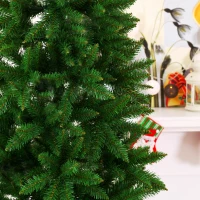 [Pick Up] HOMCOM 6.9ft Artificial Christmas Tree Xmas Tree Holiday Decor w/ Metal Stand 865 Branch Tips Green(m-10)