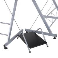 Homcom L Shape Tables Gaming Pc Tablelaptop Desktop Corner Desks Workstation Stand for Home Office Furniture(m-9)