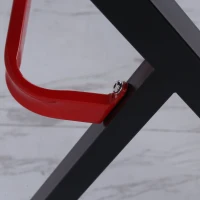 HOMCOM 47 inch Gaming Desk, Racing Style Computer Table for Home, PC Workstation with Rotatable Cup Holder Gamepad Holder Speaker Stand Headphone Hook Wire Port, Black(m-8)