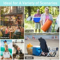 Outsunny Cute Cooler Box 25L Cooling Box Outdoor Portable Green(m-7)