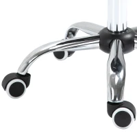 HOMCOM Massage Stool Adjustable Hydraulic Rolling Salon Swivel Saddle Chair Spa Beauty Massage Seat Black(m-10)