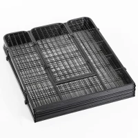 PawHut X Pen for Dogs 8 Panel Pet Playpen Heavy-Duty Iron Indoor/Outdoor 40-inch Black(m-13)