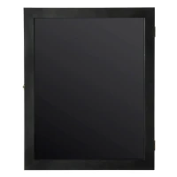 HOMCOM Display Case Jersey Frame Football Baseball Basketball Shirt Shadow Box Cabinet Black(28”x35”)(m-5)