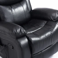 [Pick Up] HOMCOM Deluxe Electronic Heated Massage Sofa Recliner Chair Leather Lounge, Black(m-10)