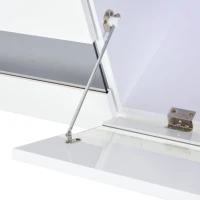 HOMCOM White Gloss TV Stand 71" High LED TV Cabinet Entertainment Center Storage Unit, White(m-8)