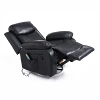 [Pick Up] HOMCOM Deluxe Electronic Heated Massage Sofa Recliner Chair Leather Lounge, Black(m-7)