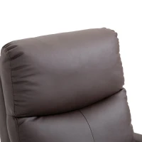HOMCOM Lift Chair Recliner 8- Point Massage Sofa Electric Power Lift Recliner Over Padded PU Leather W/ Remote Controllers(m-11)