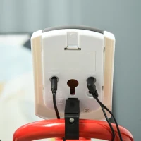 Soozier Upright Stationary Exercise Cycling Bike with LCD Monitor(m-8)