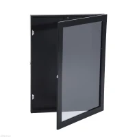 HOMCOM Jersey Shadow Box Shirt Shadow Box Cabinet Football Baseball Basketball, Black(m-8)