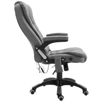 Vinsetto High Back Adjustable Massage Office Chair Ergonomic Reclining Executive Chair Home Office Furniture Grey(m-9)