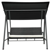 [Pick UP] Outsunny Outdoor Swing Chair w/ Canopy Outdoor Sling Hammock(m-7)