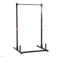 [Pick Up Only]Soozier Rogue Squat Rack Adjustable Power Squat Rack  Home Exercise Barbell Fitness Cage - Black(m-1)