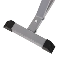 Soozier Barbell Rack Stand Power Rack Squat Barbell Cage Bench Stand, Heavy Duty Adjustable for Home Fitness(m-9)